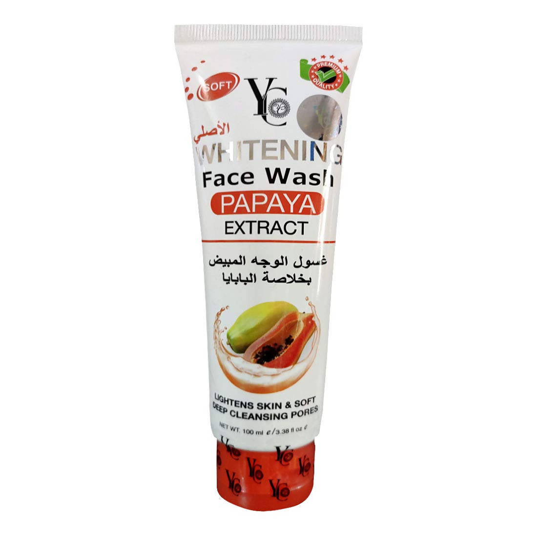 Yc Whitening Face Wash Papaya Extract 100ml