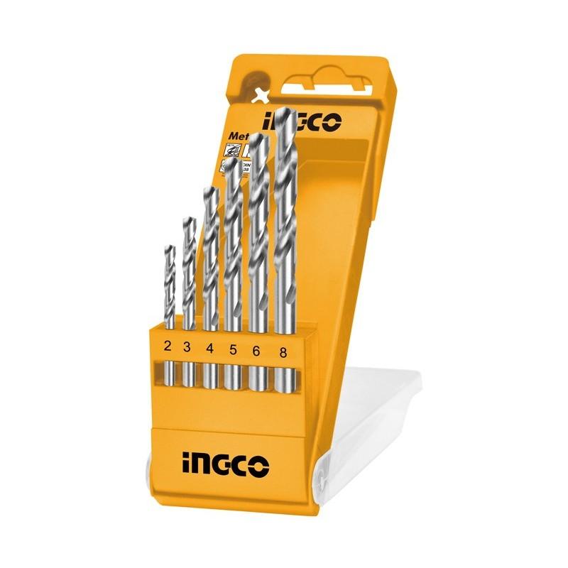 Ingco 6Pcs Metal Drill Bits Set AKD1055