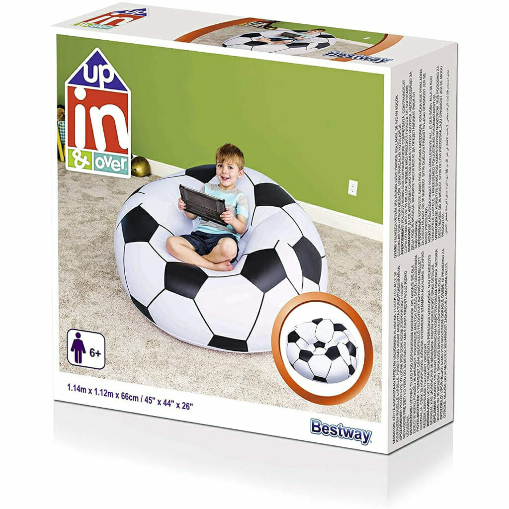 Bestway Inflatable Beanless Soccer Ball Chair