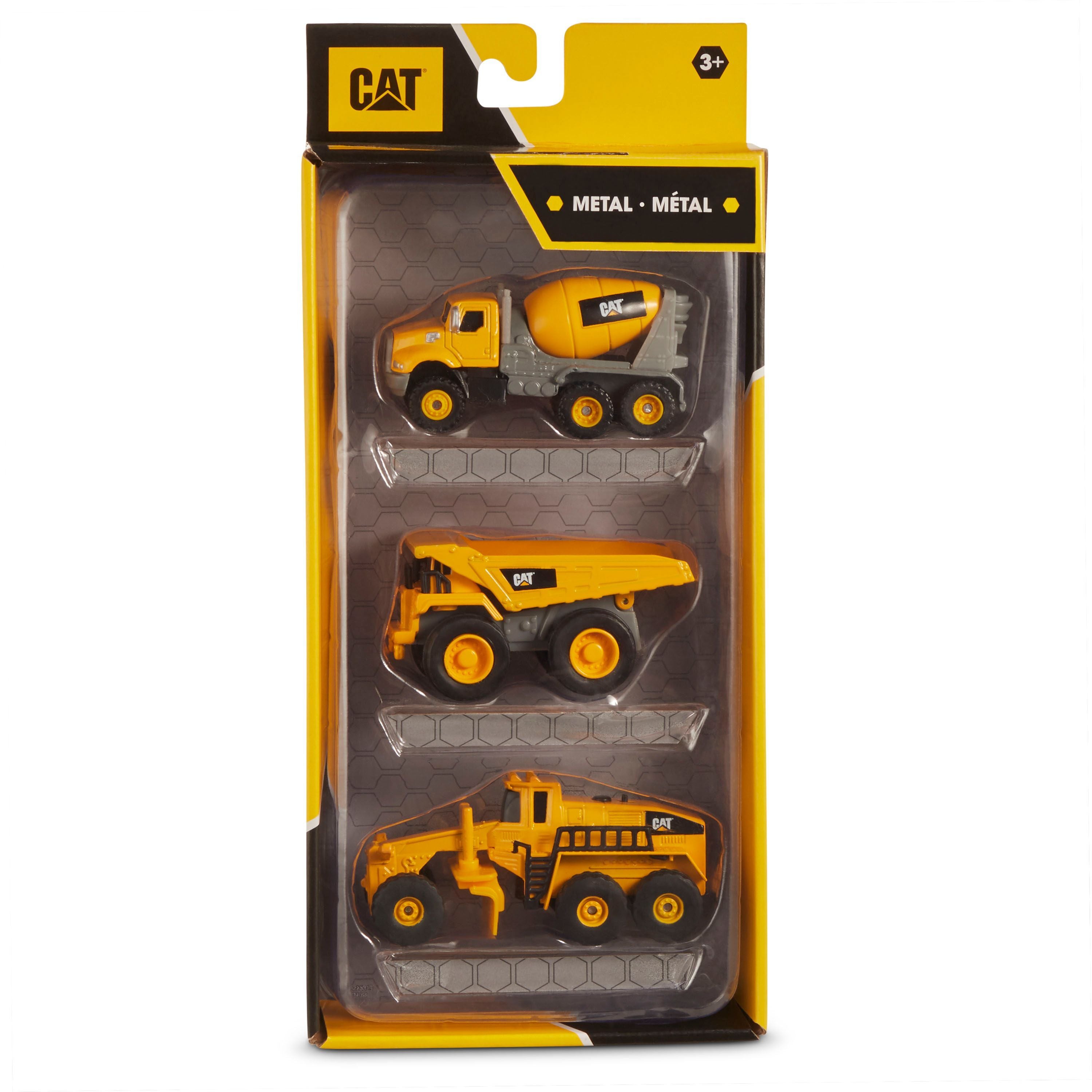 Cat Die Cast Truck 3 Piece Set