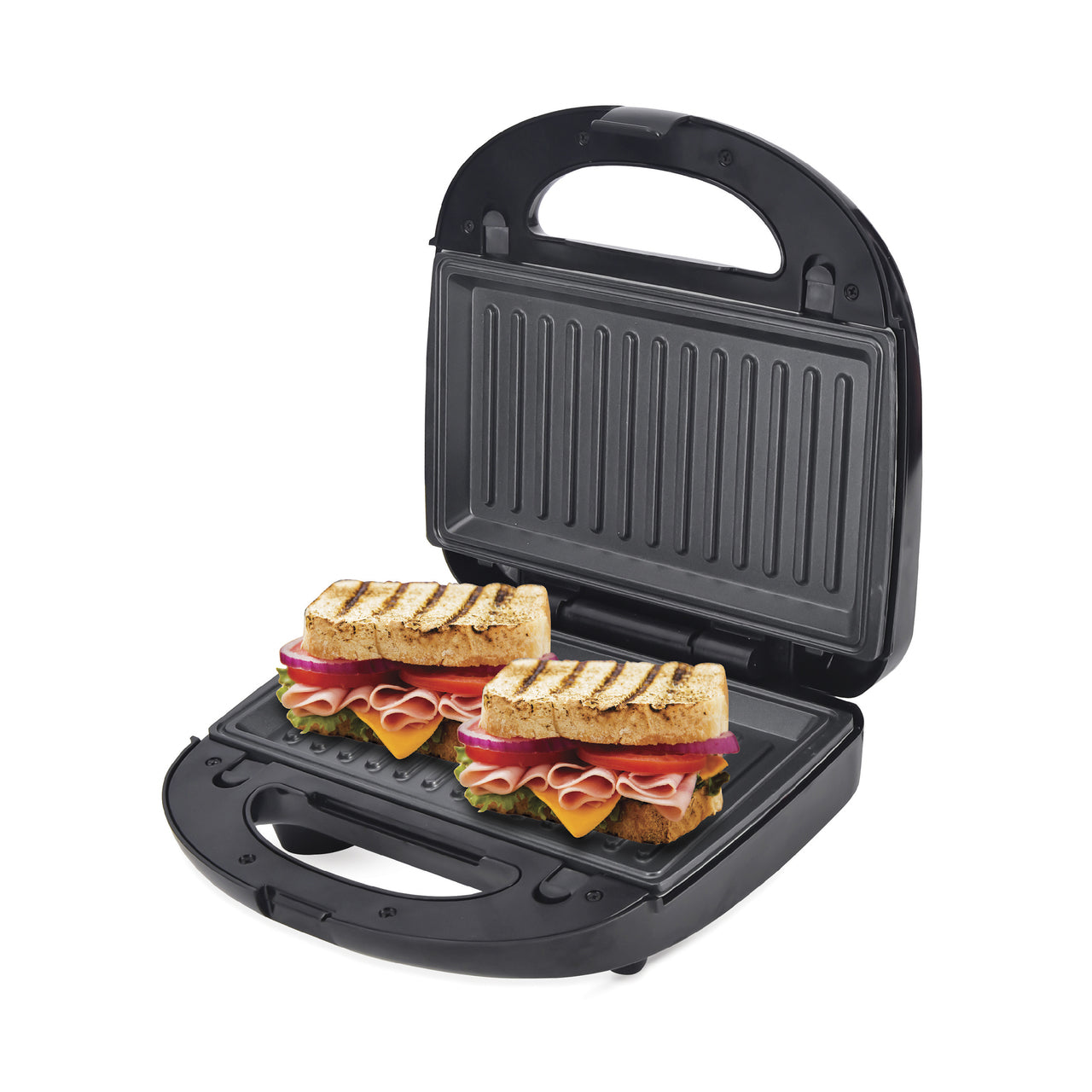 Clikon 3 IN 1 Sandwich Maker Plates Cool Touch Handle Black | Kitchen Appliance | Halabh.com