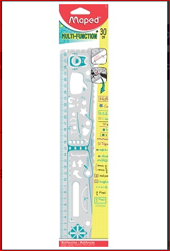 Ruler Geonotes Multi Function 30cm