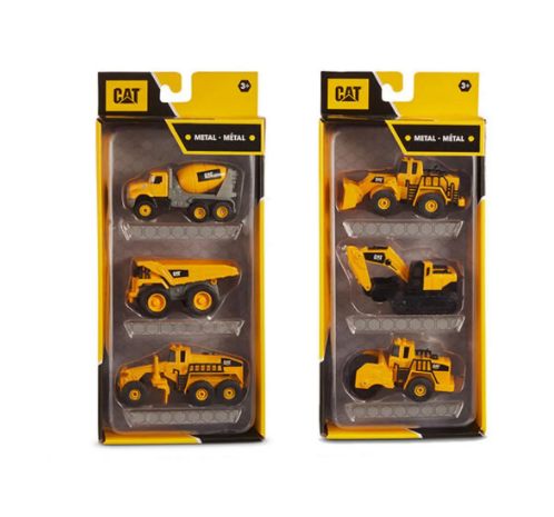 Cat Die Cast Truck 3 Piece Set