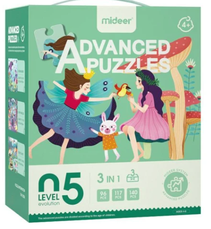 MiDeer Advanced Jigsaw Puzzles  Educational Stage Puzzles Easy to Difficult for Kids