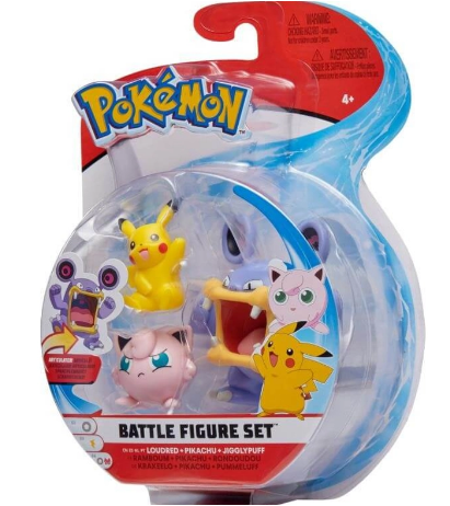 Pokemon 2 Inch & 3 Inch 3-Figure Pack