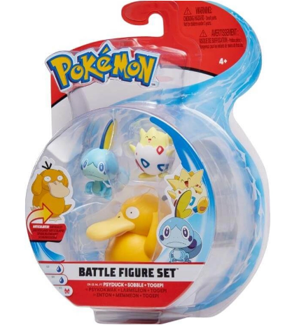 Pokemon 2 Inch & 3 Inch 3-Figure Pack