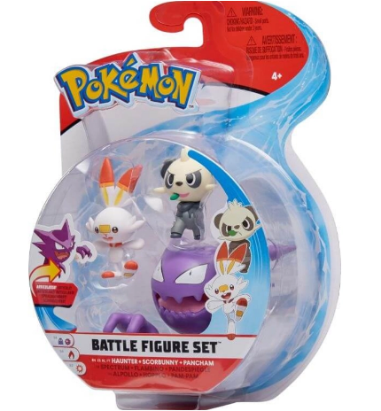 Pokemon 2 Inch & 3 Inch 3-Figure Pack