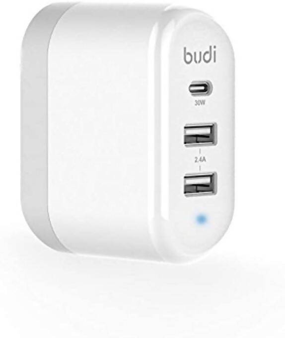 Budi M8J028TU USB-C PD Home Charger - White