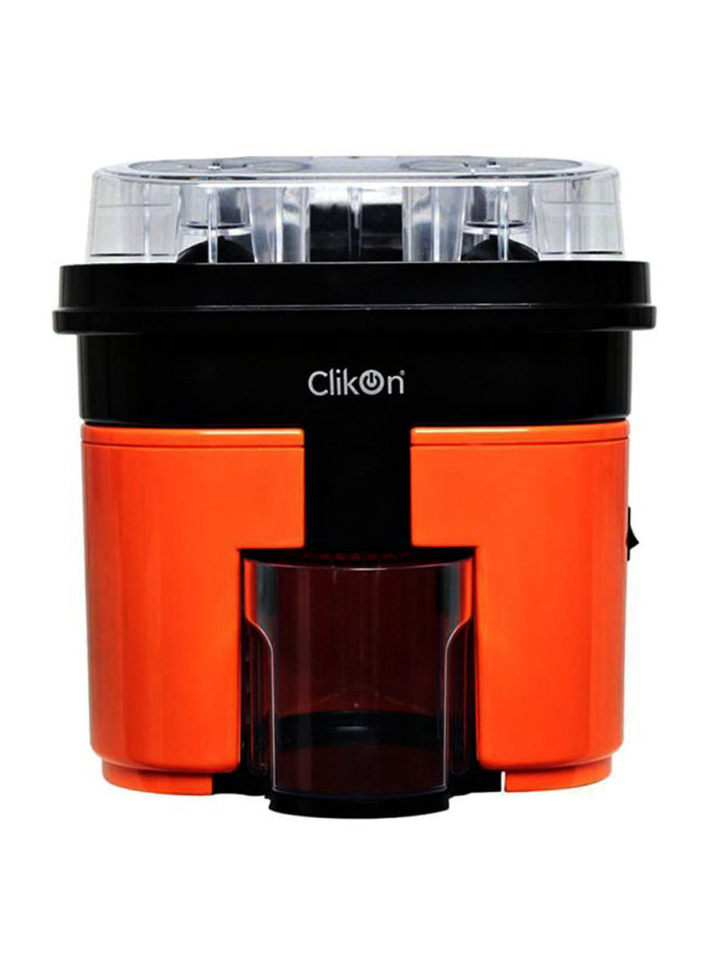 Clickon Juice Extractor  Orange Plastic Material