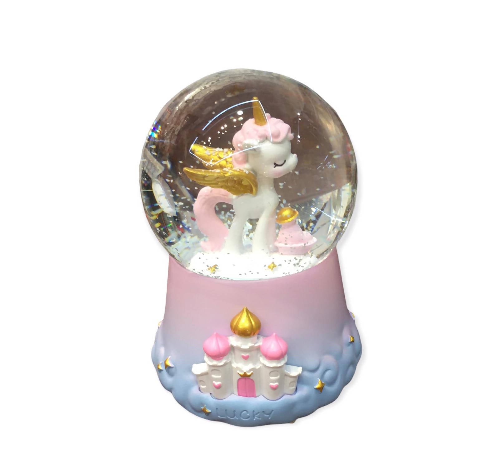 Creative Music Box Crystal Ball With Snow Music Decoration