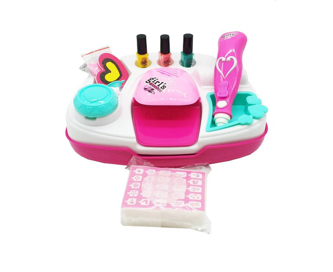 Children's Manicure Set With A Lamp For Drying Nails