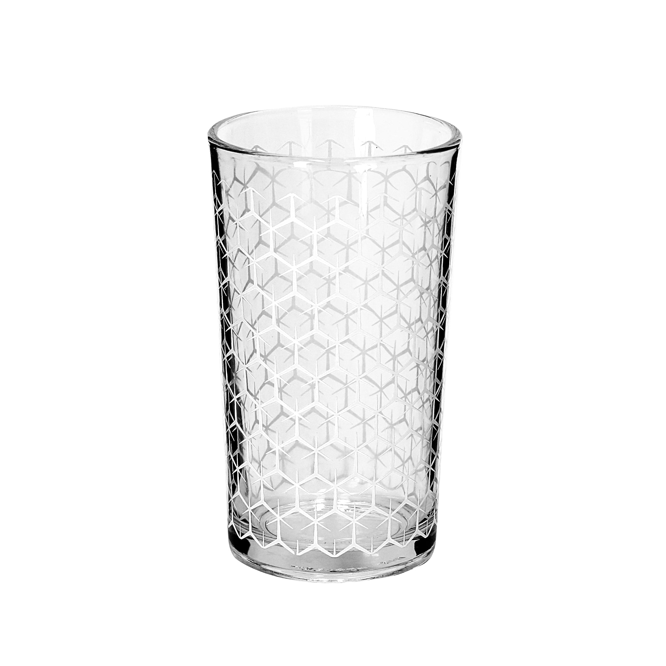 Delcasa 6 Pcs Honey Comb Designed Tumbler 260ml - DC1683