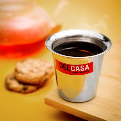 Delcasa Stainless Steel Coffee Glass Dishwasher Safe | Kitchen Appliance | Halabh.com