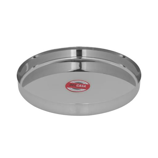 Delcasa Bidding Thali Stainless Steel Plate | Kitchen Appliance | Halabh.com