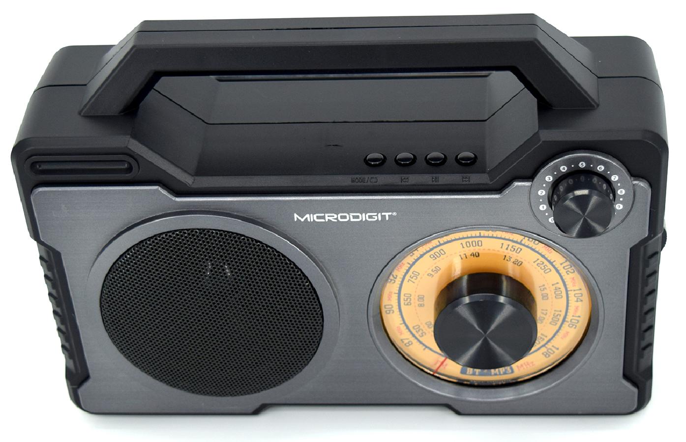 Microdigit Old Is Back Wireless Speaker With Radio MRS009T