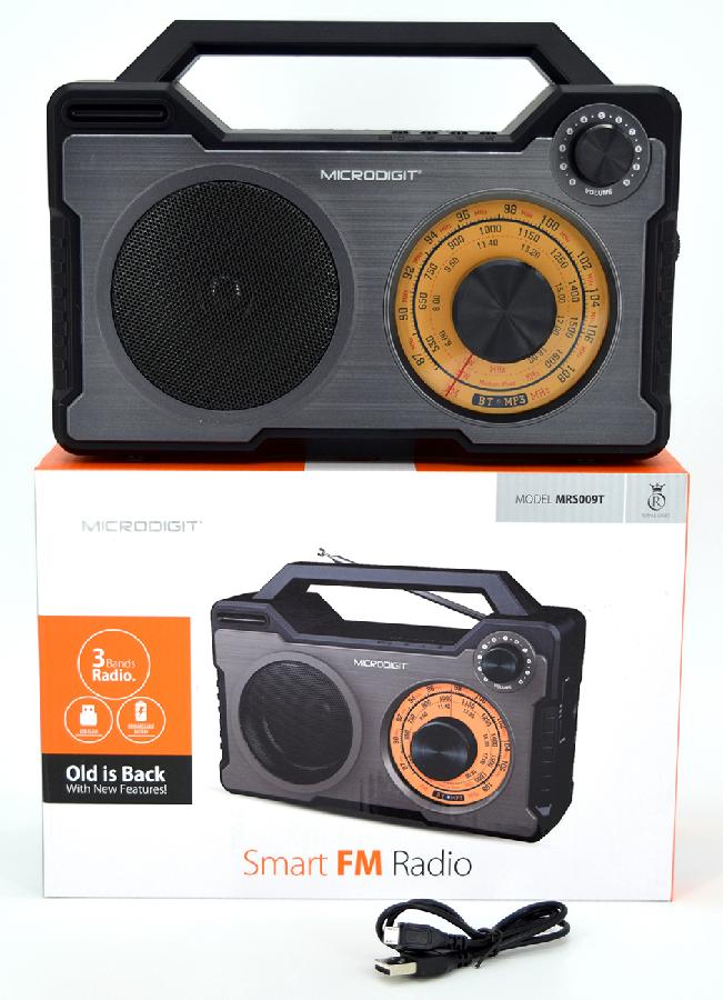 Microdigit Old Is Back Wireless Speaker With Radio MRS009T