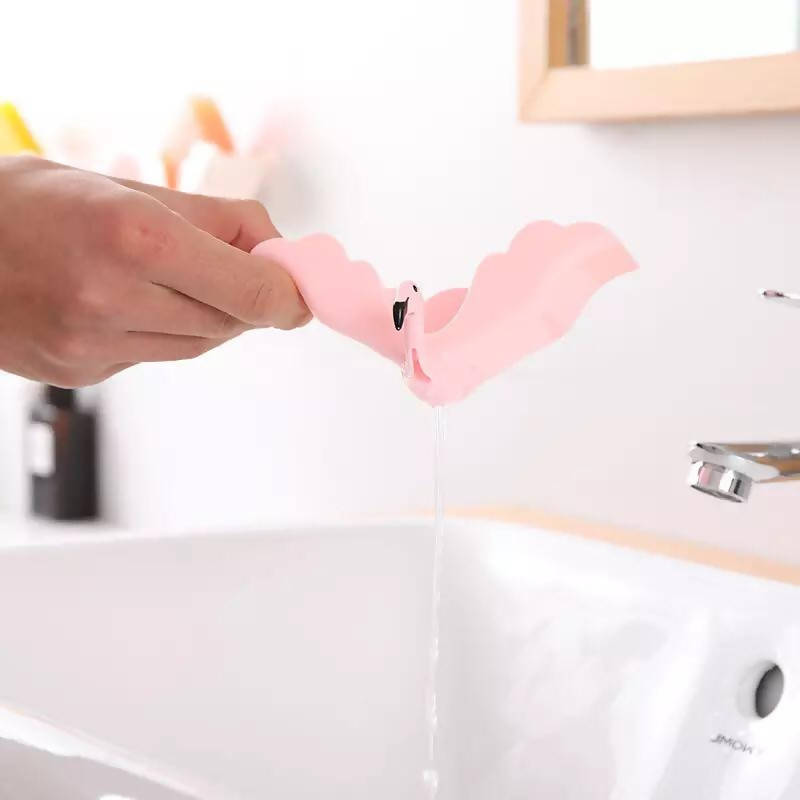 Lovely Flamingo Soap Holder Wall-mounted Bathroom Kitchen Sponge Soap Drain Racks Storage Box Organizers Soap Dish Tray