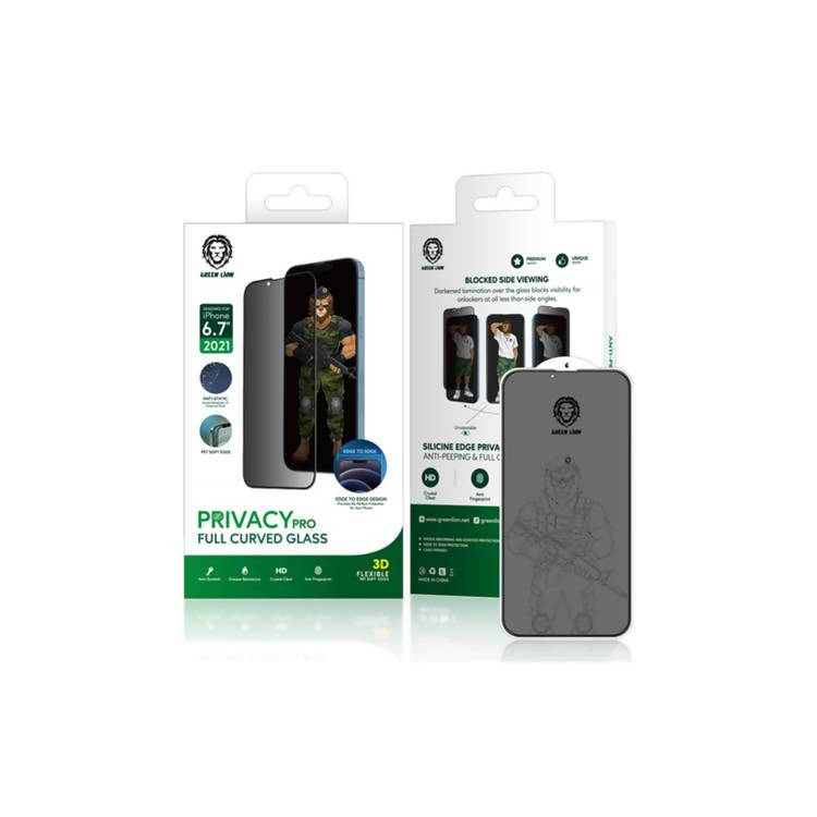 Green Lion Fo Privacy Tempered Glass Black