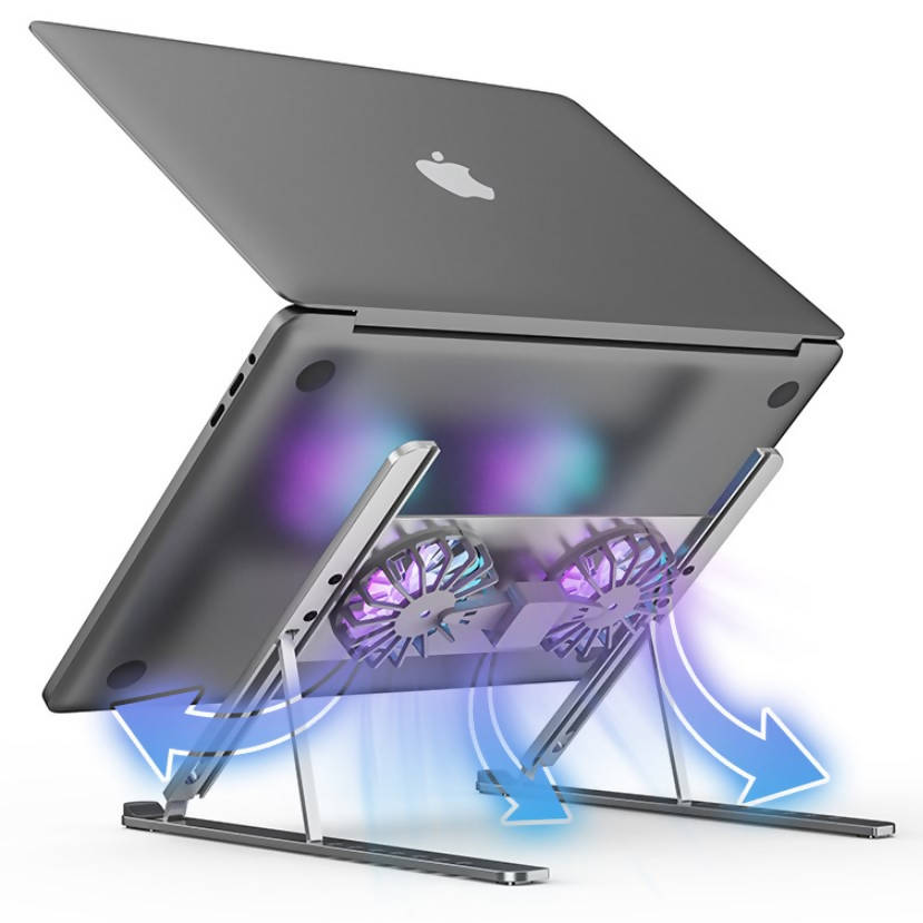 Generic Foldable Aluminum Alloy Laptop Stand Portable Holder