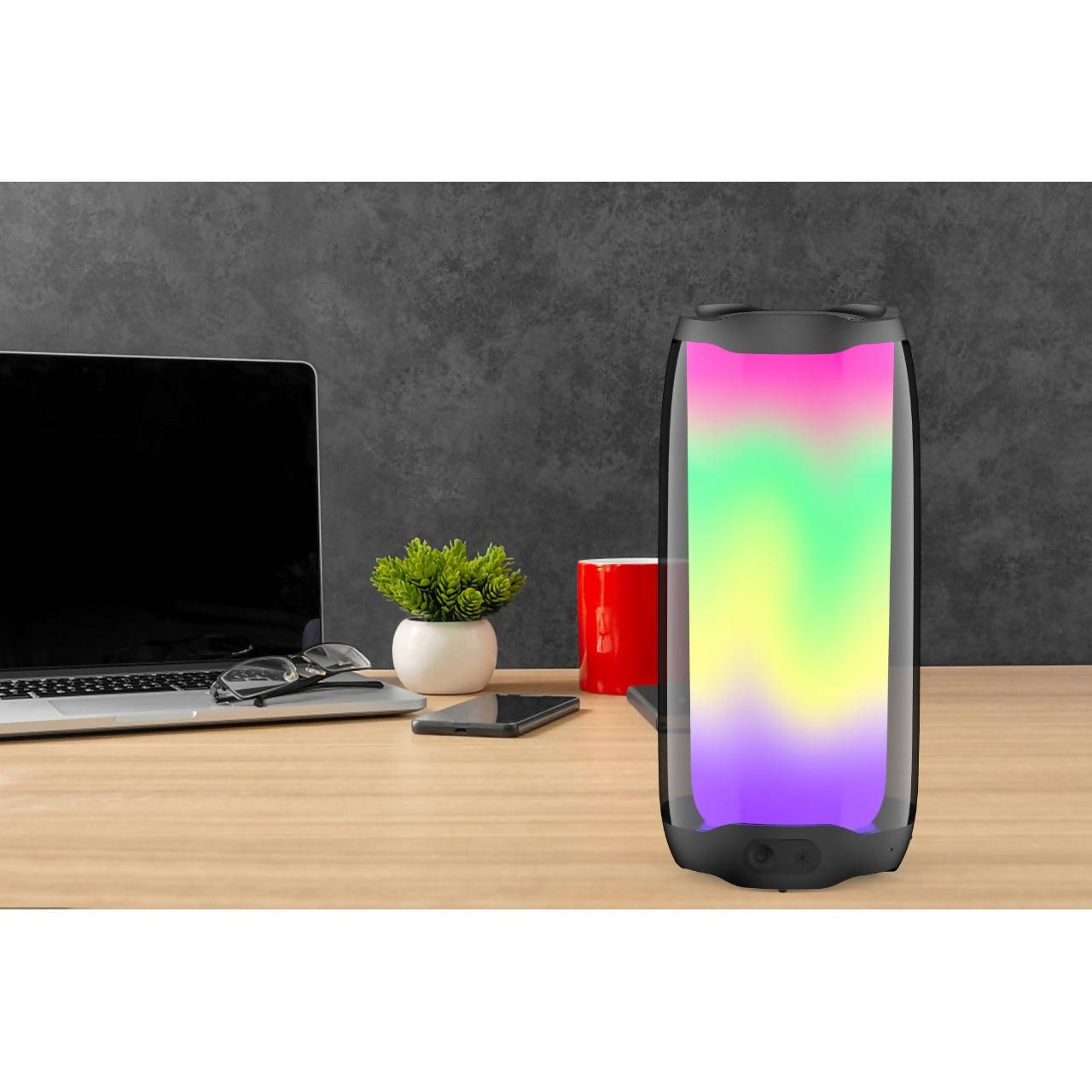 Budi Double Bass Motion Bluetooth Speaker Multicolour