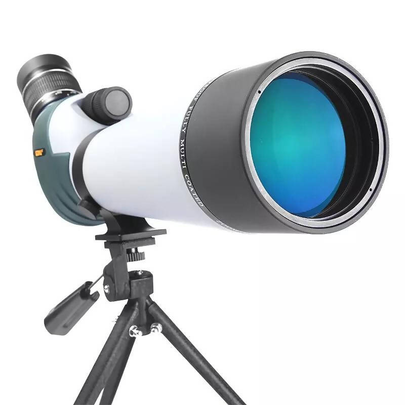 Gomu 20-60X80 Monocular Telescope Zoom Prism Spotting BAK4 Big Eyepiece Dual Focus Waterproof Scope for Bird Watching Tripod