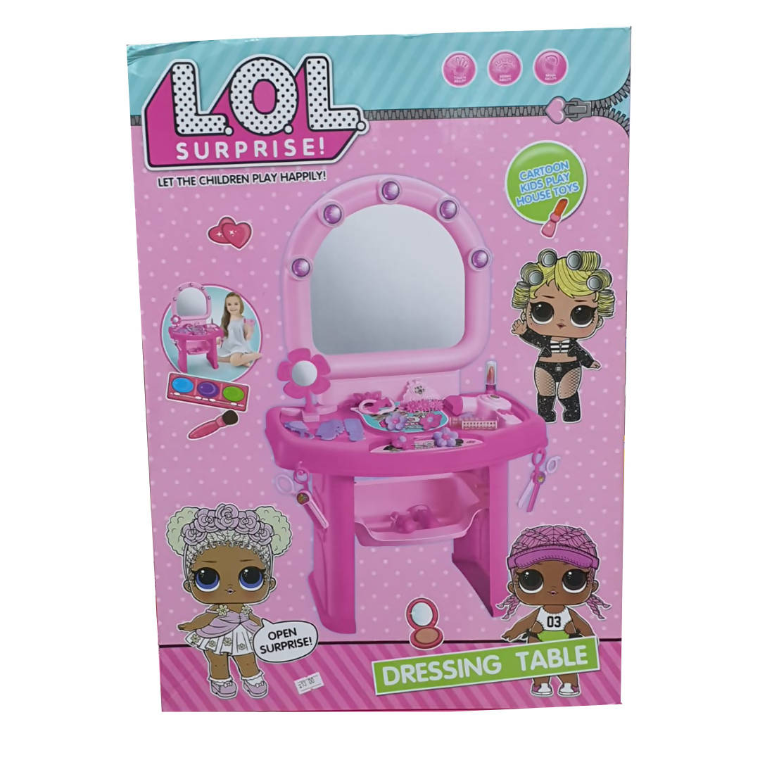 LOL Girl play house dressing table children's toys 19 pcs