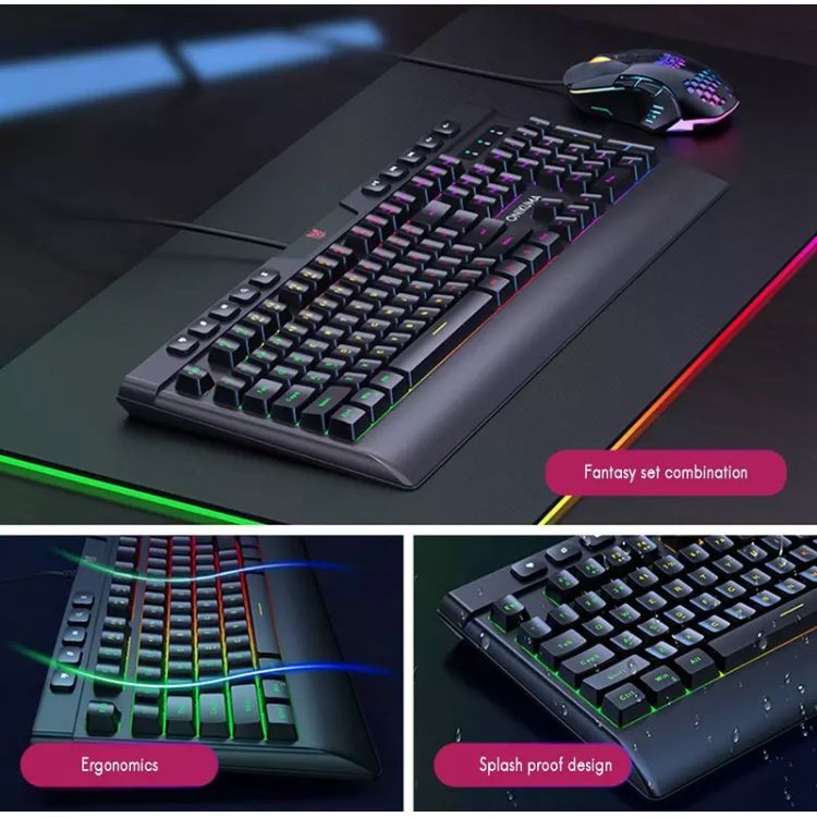 ONIKUMA RGB Gaming Keyboard & Mouse Combo | Gaming Accessories | Best Gaming Keyboards & Mouse in Bahrain | Halabh.com