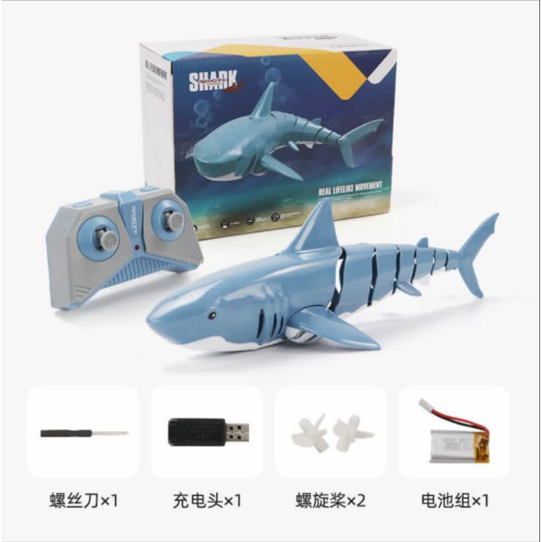 Water Shark with Remote Control/swims in water with a controller/smart shark