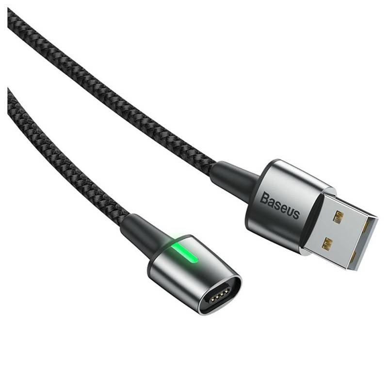 Baseus Zinc Led Magnetic USB A Black