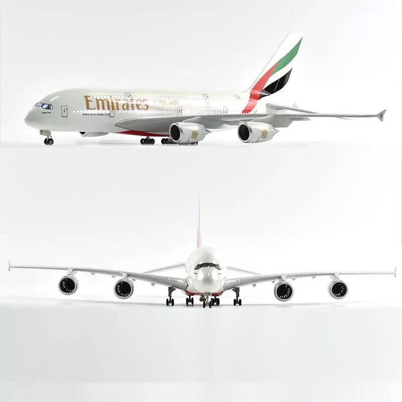 United Arab Emirates Airbus A380 Aircraft Airplane Model 47CM