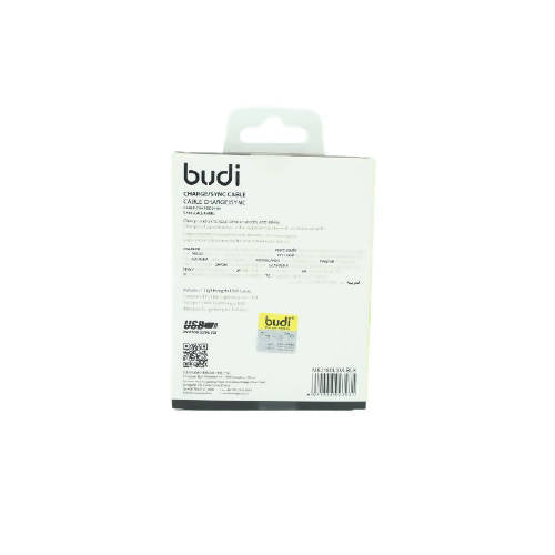 Budi M8J180L3M USB Lightning 3M 2.4A Faster-BLACK