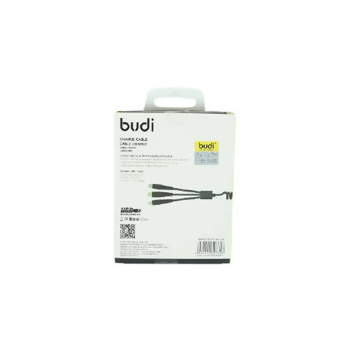 Budi M8J150T3S Includes 3 In 1 Cable -BLACK