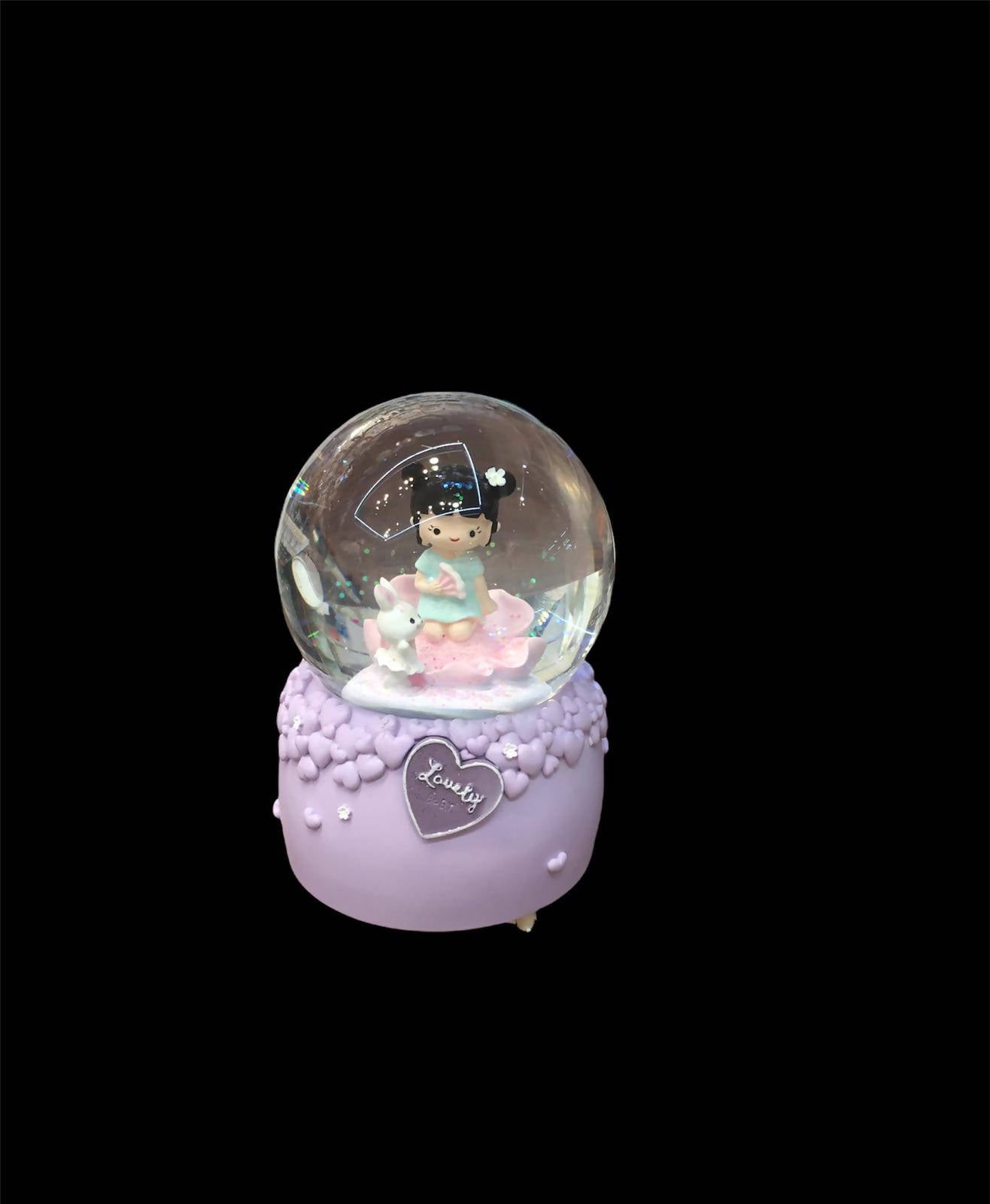 Creative Music Box Crystal Ball With Snow Music Decoration