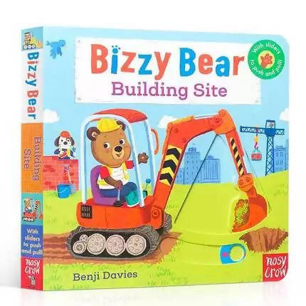 Children Popular Books Bizzy Bear:Building Site Board Book Colouring English Activity Story Book for Kids