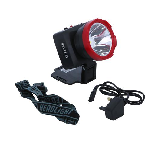 Krypton Rechargeable Halogen Search Light Red & Black | in Bahrain | Halabh.com