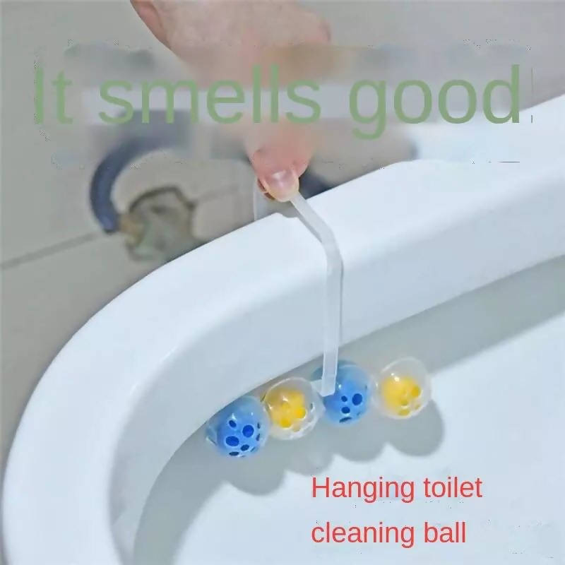 Toilet cleaning ball artifact hanging urinary scale deodorization decontamination bactericidal blue bubble toilet cleaningspirit