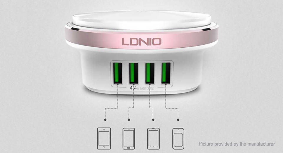 Ldnio Classic Model A4406 Lamp Desktop Charger with 4 USB Ports