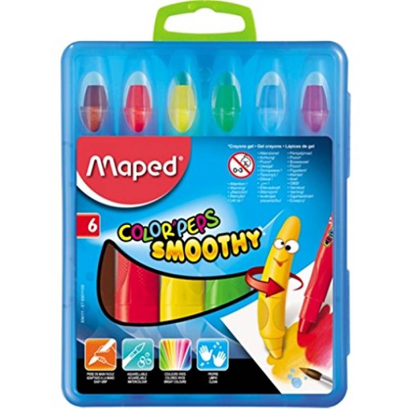 Gel Crayons  Color Peps Smoothly   6 colors