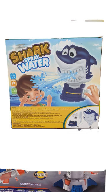 Water spray shark whole person game decompression funny artifact parent-child interaction team prank sand sculpture toy