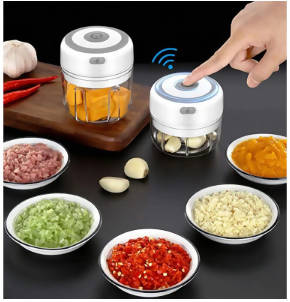 Effortless Culinary Mastery 250mL Mini Electric Garlic Chopper | Kitchen Appliances | Halabh.com