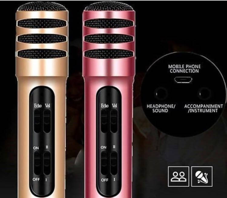 Mobile Phone Microphone Mouthpiece Karaoke Gadget Singing Live Anchor Children's Home Computer Set Sound Card Equipment