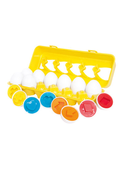 Power Joy Sensory Toy Egg Set 12 Pieces 7cm