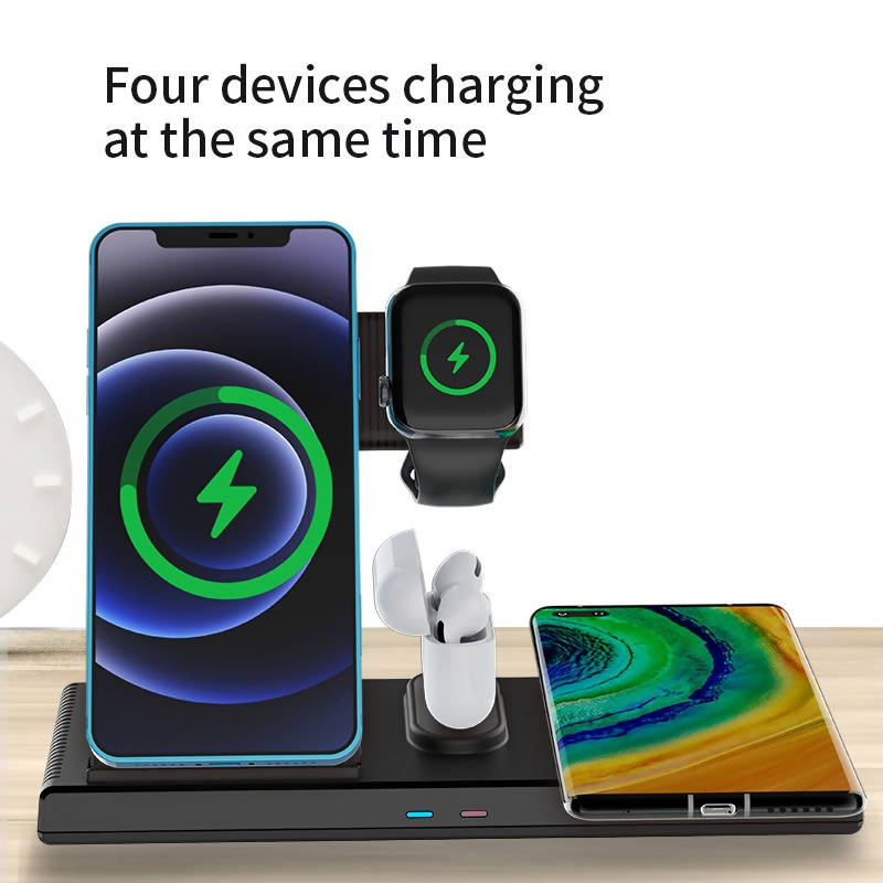 Yesido Wireless Charger 18 w Quick Charge Folding Wireless Adapter Black