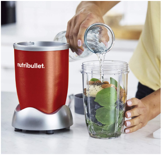 Nutri Bullet 12 Piece Hi Speed Blender Mixer System Red