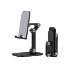 Three Sections Foldable Desk Mobile Phone Holder For iPhone iPad Tablet Flexible Table Desktop Adjustable Cell Smartphone Stand