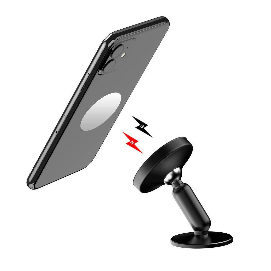 Budi Car Mount Phone Holder Black