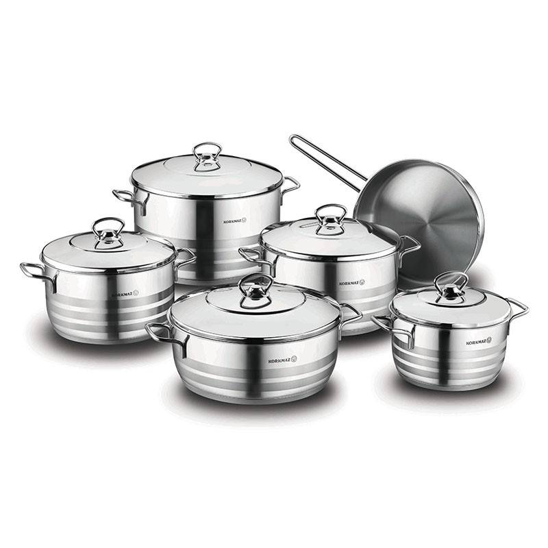 Korkmaz Astra Xl11 Pcs Cookware Set