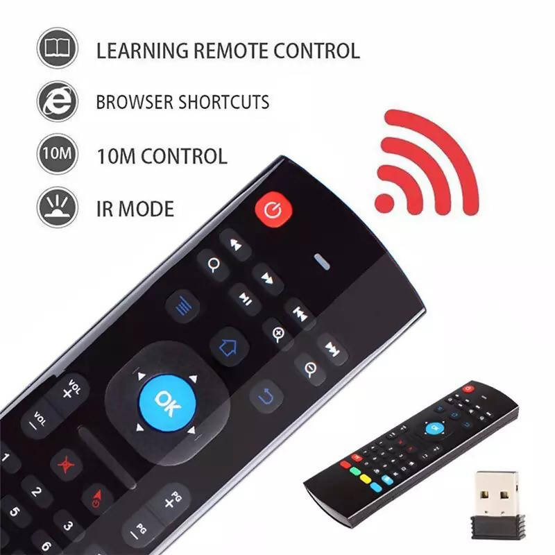 2.4G MX3 Air Mouse Smart Voice Remote Control RF Wireless Keyboard IR Learning fly Mouse MX3