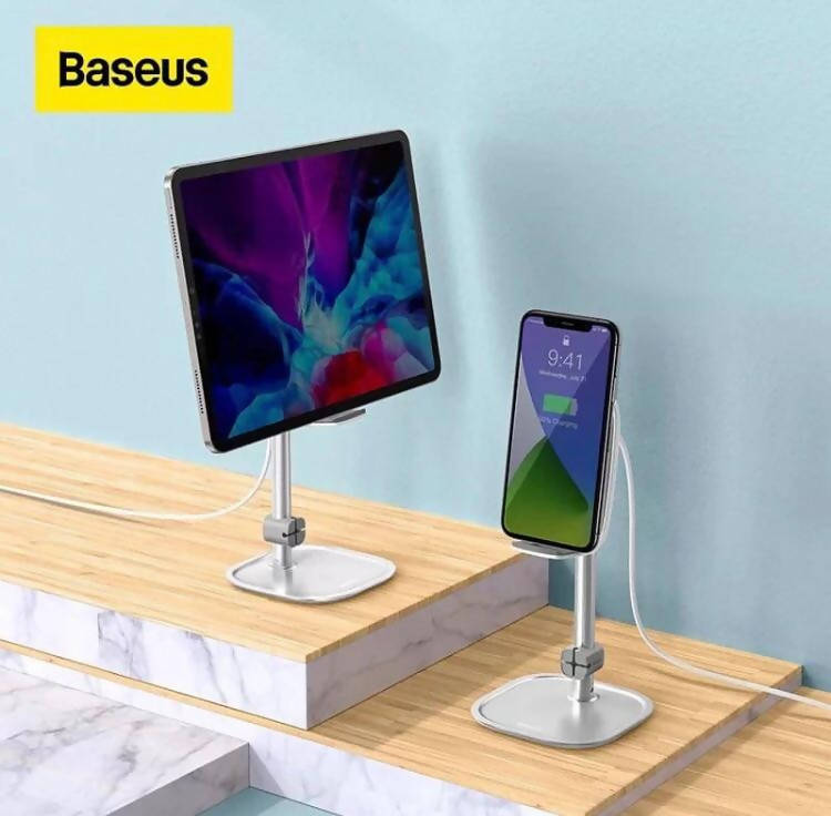 Baseus 15 Watt telescopic wireless desktop Mount stand