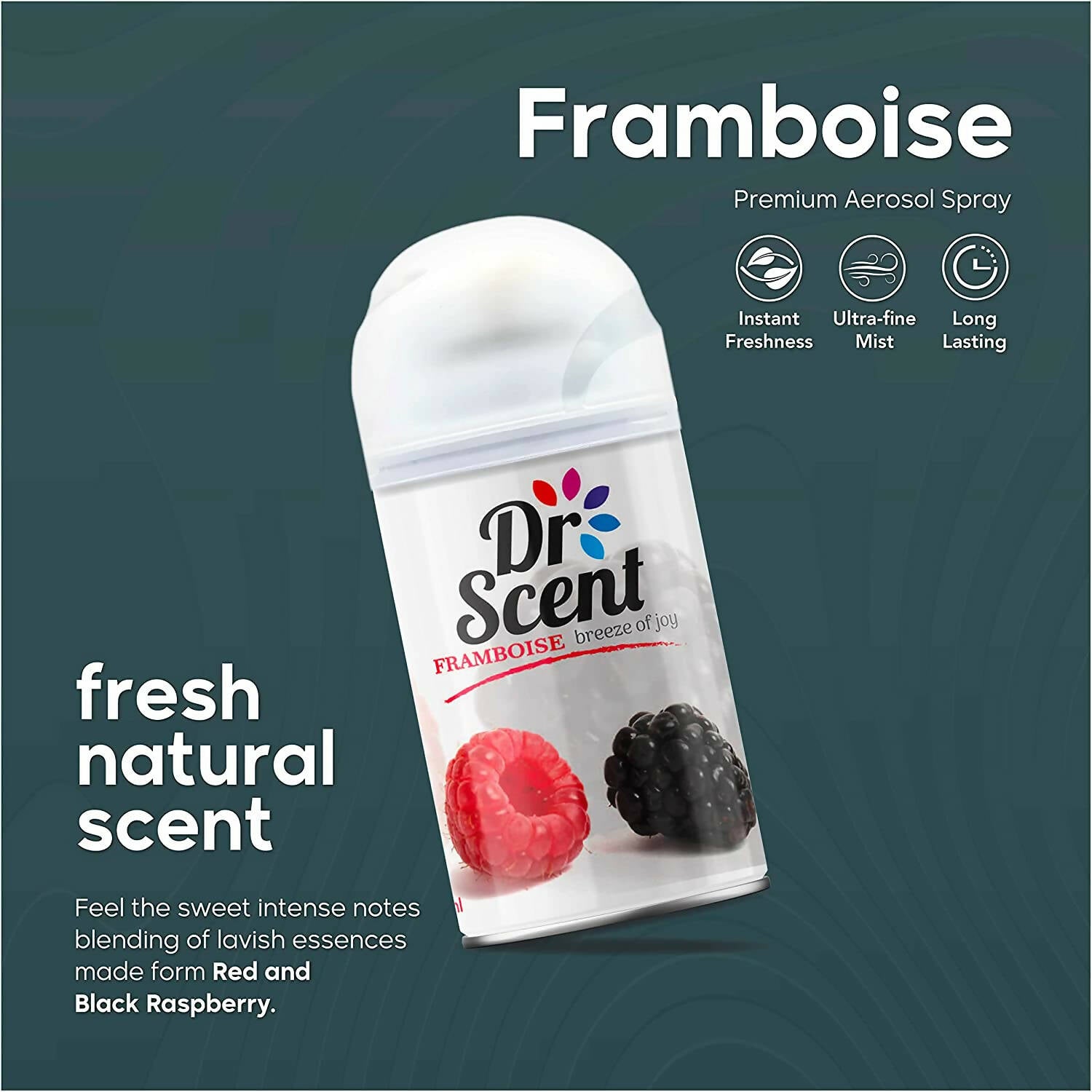 Dr Scent Air Freshener Framboise Aerosol Spray 300Ml